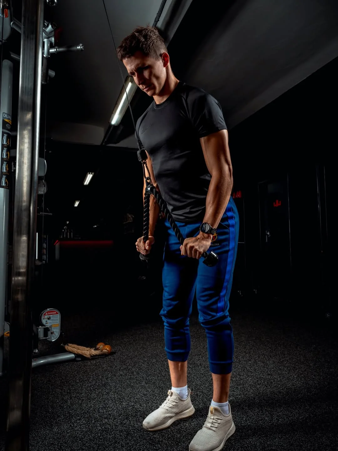 Jakub Válek při tréninku v Hypertrophy Gym