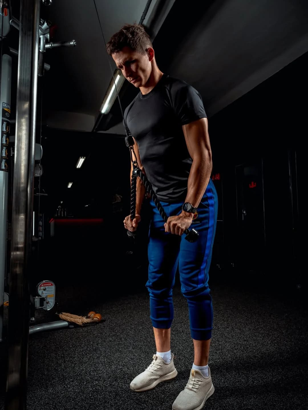 Jakub Válek při tréninku v Hypertrophy Gym